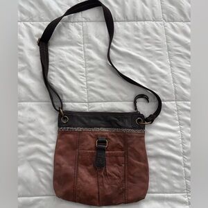 The Sak Kendra Leather Crossbody Bags in Brown